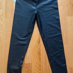 NWT-Seven For All Mankind- Faux leather pants- size Medium